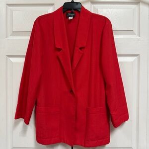 Christmas Red Women's Blazer Size 10